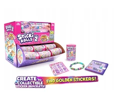 Make It Real Sticki Rolls Apyrankės Kapsulė 50 Lipdukai 2 vnt Mystery Surprise