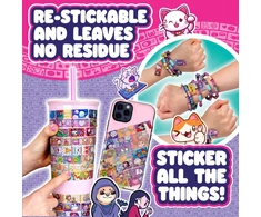 Make It Real STICKI ROLLS Series 2 apyrankė su lipdukais 70 vnt. „Pasidaryk pats“ kūrybinis rinkinys