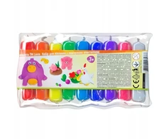 Maksik Foamcoline, lengva žaidimo tešla vaikams, 9 spalvos + pagaliukas