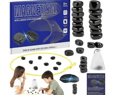 MALLE MAGNETINIAI AKMENYS BLOKAI UGDOMOJO STRATEGINIO STO ŽAIDIMO RINKINYS