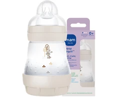 MAM Baby Anti-Colic Buteliukas nuo dieglių 160 ml 0m+ naujagimiui