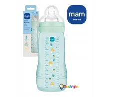 MAM Baby Buteliukas nuo pilvo dieglių 330 ml, žindukas 4m+