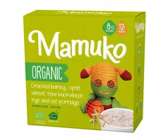 Mamuko 5 grūdų košė (miežiai, spelta, grikiai, rugiai, avižos) 200 g