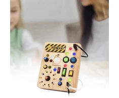 MANIPULIAVIMO ŽAISLAS,LED JUTIKLIO LENTA,MONTESSORI UGDYMAS,DIDELIS
