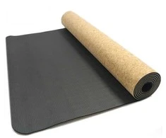 Mankštos kilimėlis Merrybody 183x61x04cm TPE/kamštinis