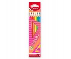 Maped Colorpeps Neon kreidelės, 6 vnt.