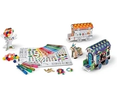 MAPED CREATIV KŪRYBINIS RINKINYS ŽAISLŲ GAMYBAI SU 2 PRIEKABALAIS