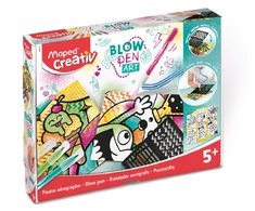 Maped Creativ Pop Art pripučiami žymekliai + šablonai, 6 spalvos
