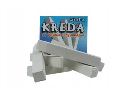 Mar Bor Balta mokyklinė kreida / B2 / 84 mm / pakuotėje 6 vnt