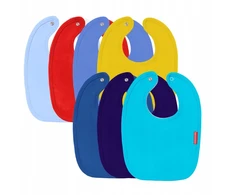 Marcinkowski 7X MEDVILNINĖS KŪDIKIO SEIKLAUŠINĖLIS SMOOTH COTTON MULTIPACK BIB