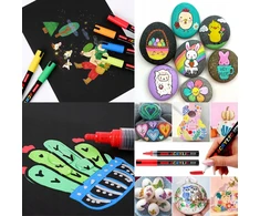 MARKER AKRYLOWY JUODA JUPAI PISAK MAZAKI WODOODPORNY 4mm