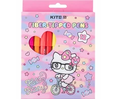 Markery Flamastry Pisaki 12 vnt 12 kolorów Hello Kitty Kite