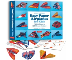 Martius POPIERINIS ORIGAMI PLANE 36 Creative „pasidaryk pats“ rinkinys vaikams Lėktuvo MODELIS