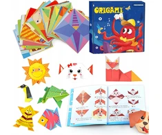 Martius POPIERIUS ORIGAMI 108 LAPAI Kūrybinis „pasidaryk pats“ rinkinys vaikams