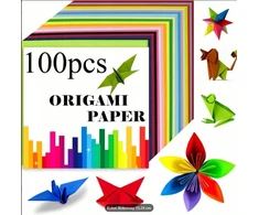Martius SPALVOTAS ORIGAMI POPIERIUS 20x20 cm VAIKŲ KŪRYBINIAI DARBAI 100 LAPŲ