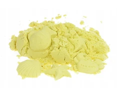 Martom KINETINIS MAGIŠKAS SMĖLIS 1KG SANDLINE SPALVOS GELTONO SMĖLIŲ AKCIJA