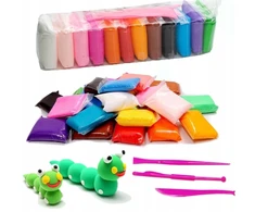 Martom POLYMER PLASTICINE SENSO PUTO MOLIS JAUTINIS MASĖS RINKINYS iš 24