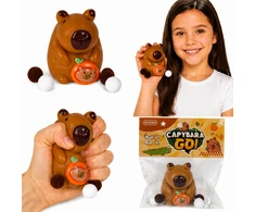 Mas Tex Gniotek KAPIBARA MOCHI antistresinis sensorinis STICKY smėlio spalvos SQUISHY 6 cm