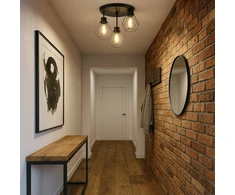 Pakabinamas šviestuvas Masterled Lampa sufitowa wisząca kinkiet żyrandol 3x E27 oprawa LOFT juoda