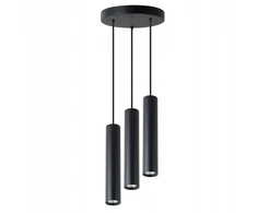 Pakabinamas šviestuvas Masterled Lampa Wisząca Sufitowa Żyrandol LED 1m 3x GU10 LOFT NOWOCZESNA TUBA okrągła