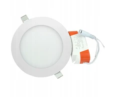 Masterled PANEL LED PODTYNKOWY LAMPA PLAFON OPRAWA 12W Baltas