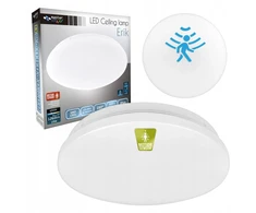 Lubinis šviestuvas Master LED Masterled Plafon LED Panel Sufitowy Natynkowy Lampa 18W CZUJNIK RUCHU Okrągły