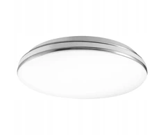 Masterled Plafon LED Panel Sufitowy Natynkowy Lampa 18W Nie Mruga Okrągła Balta