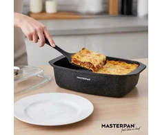 MASTERPAN GRANITE KREPŠELIS 32 CM SU AROMA RANKENĖLIU DANGIU – DIDELIS