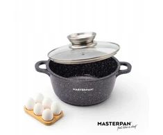 Masterpan Marmurinis puodas 16 cm, 1,5 L su dangteliu ir Aroma Knob sistema
