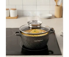 Masterpan Marmurinis puodas 20 cm, 2,5L su dangteliu ir Aroma Knob sistema