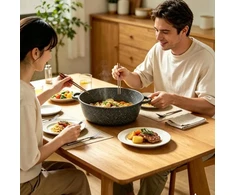 Masterpan Marmurinis puodas 28 cm, 6,5 L su dangteliu ir Aroma Knob sistema