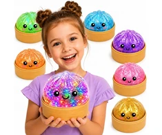 MAT Group Antistresinis Gniotek BAO Dumpling PIEROŻEK XXL LED GLITTER GEL