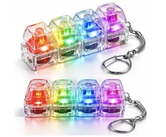 MAT Group KLIKAJKA Clicker Šviečianti klaviatūra Antistresinis raktų pakabukas Fidget Clicker