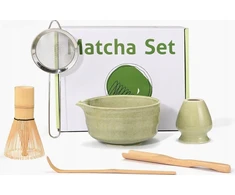 MATCHA 6 Vnt ARBATOS CEREMONIJOS PRIEDAI DOVANA