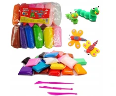 Maxsell 12 vnt plastikinis DOYCLAY sensorinis spalvingas kūrybinis porolonas