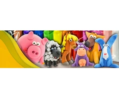 Maxsell 24Vnt. MAGICAL PLASTICINE SENSO PUTO POLIMERINIS MOLIS VAIKAMS