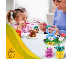 Maxsell 24Vnt. MAGICAL PLASTICINE SENSO PUTO POLIMERINIS MOLIS VAIKAMS