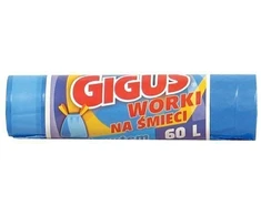 MAŽI MAŠINIAI 60L/10VNT GIGUS HDPE SU RANKENA.