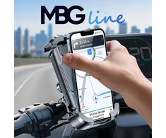 Mbg Line ANTIVIBRACINIS KIETAS DVIRAČIO MOTOCIKLO LAIKIKLIS TELEFONUI MBG linija MBM