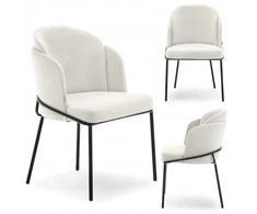 Mebel Partner ELEGANTINGO STILIO KREMINĖ VALGOMO KĖDĖ CONRAD BUCKET Juodas LEGS