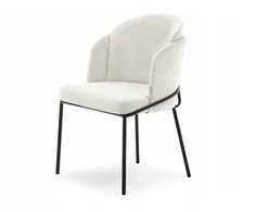 Mebel Partner ELEGANTINGO STILIO KREMINĖ VALGOMO KĖDĖ CONRAD BUCKET Juodas LEGS