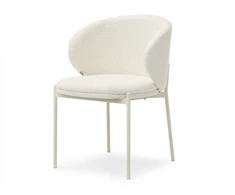 Mebel Partner ELEGANTIŠKAS MINŠTAS KIAUŠAS KĖDĖS ŠVIESUS KREMAS MAREN CREAM LEGS