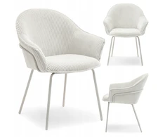 Mebel Partner ŠVIESUS VIVIEN ŠVIESIAI BEIGE VIDUTINĖ KĖDĖ SU SMĖLĖS KOJĖLĖMIS