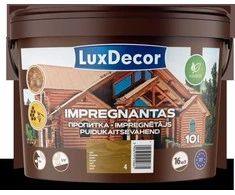 Medienos impregnantas LUXDECOR, pilkos sp., 10 l
