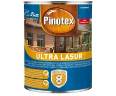 Medienos impregnantas PINOTEX ULTRA LASUR, tikmedžio sp., 1 l