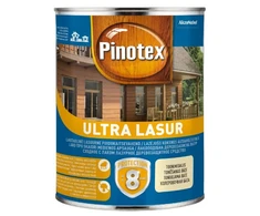 Medienos impregnantas PINOTEX ULTRA LASUR EU, pilkos spalvos, 1 l