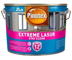 Medienos lazūra PINOTEX EXTREME LASUR, baltos sp., 10 l
