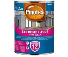 Medienos lazūra PINOTEX EXTREME LASUR, baltos sp., 1 l