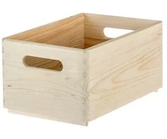 Medinė dėžė, 30 x 20 x 13,5 cm