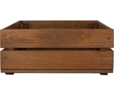 Medinė dėžė 390x292x5x164mm ruda
